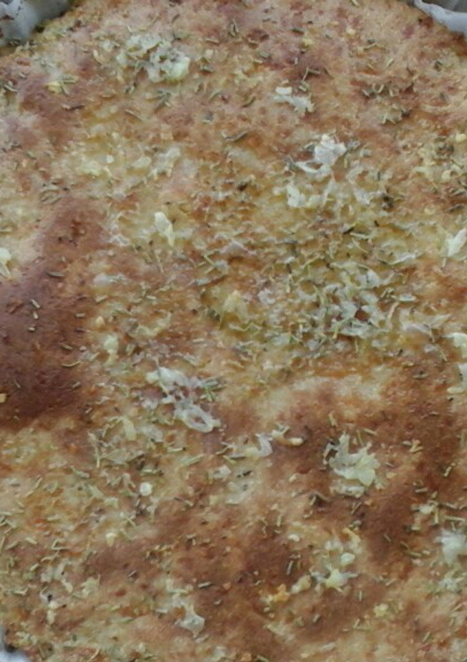 Una foto de Focaccia cetogénica con kéfir