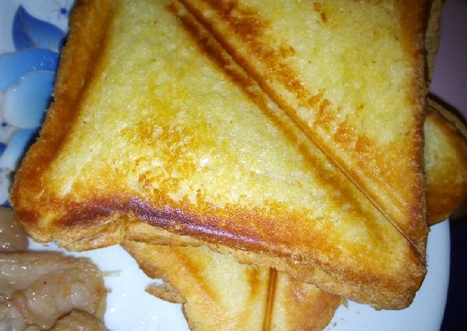 Recipe of Quick Chicken skin toast #AuthorMarathon