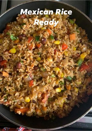 A picture of Mexican Rice.