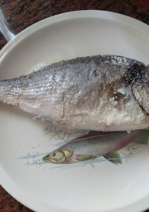 Una foto de Dorada a la sal
