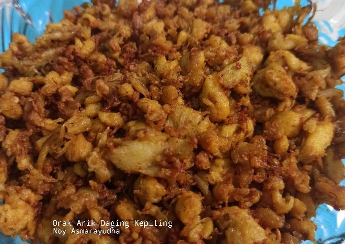 Orak Arik Daging Kepiting