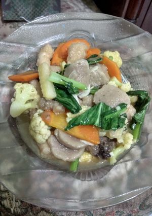 Foto resep Capcay koloke ayam simple