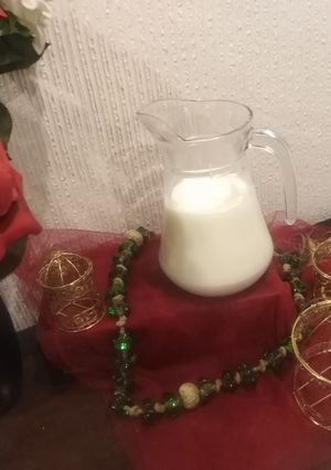 A picture of Dahi ki meethi lassi.