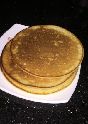 A picture of Fluffy pancakes.