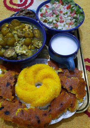 عکسی از دستور بفرمایید خورشت آلوچه