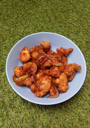 Foto resep Ayam Goreng Krispi Saus Mentega