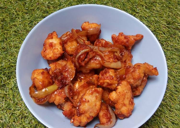 Ayam Goreng Krispi Saus Mentega