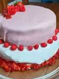Pastel de fresas
