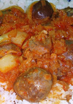 Csípős kacsazúza pörkölt füstölt paprikával recept fotója