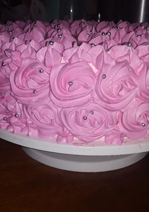 Una foto de Torta de Rosas