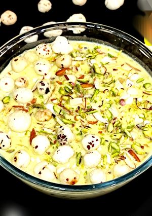 A picture of Makhana Kheer.