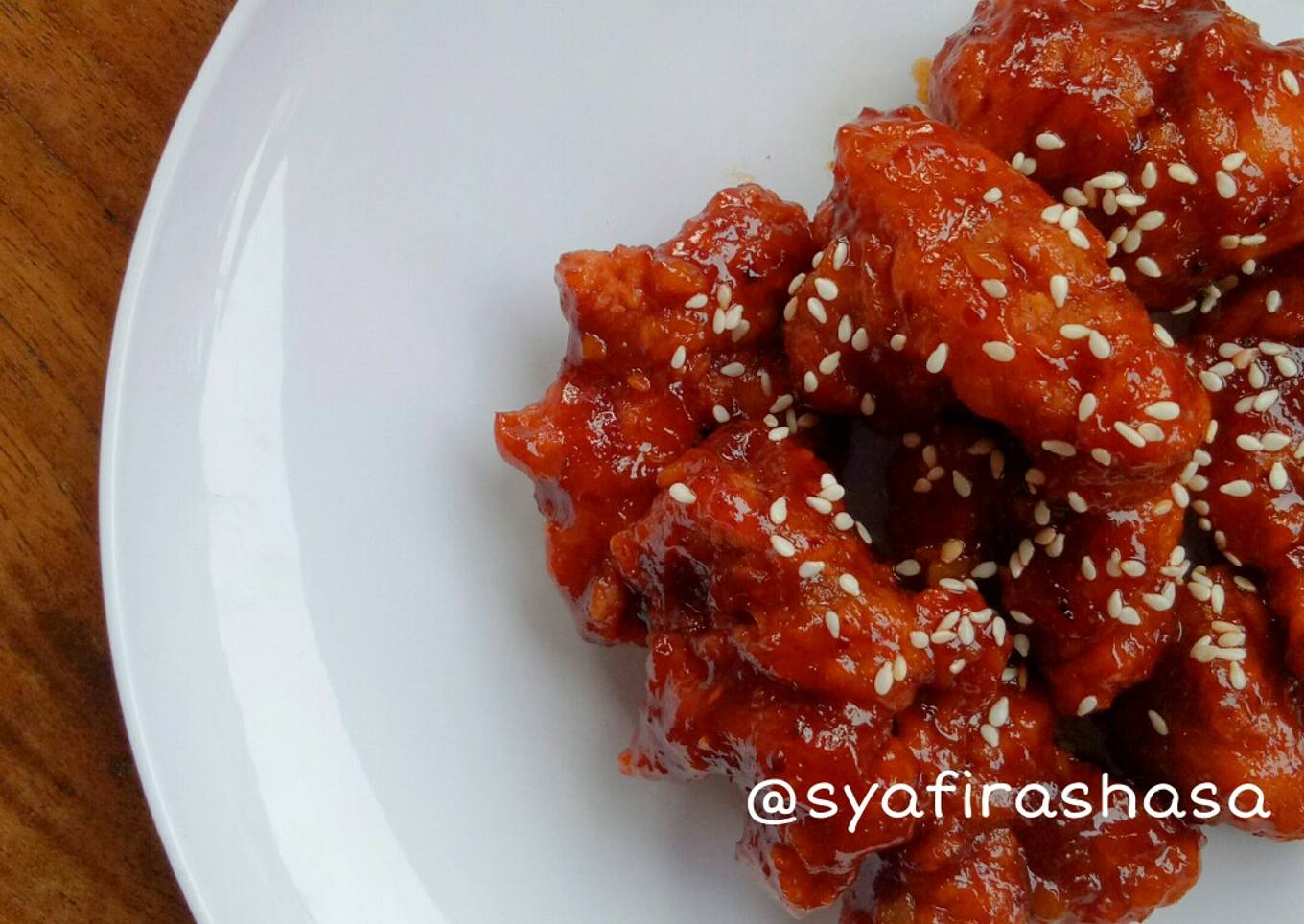 Resep Dakgangjeong/ayam manis pedas korea Anti Gagal