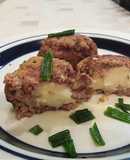 Papa rellena a la inversa