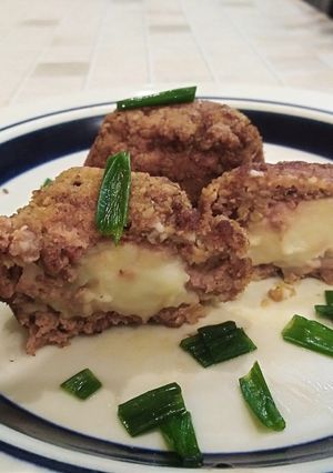 Una foto de Papa rellena a la inversa