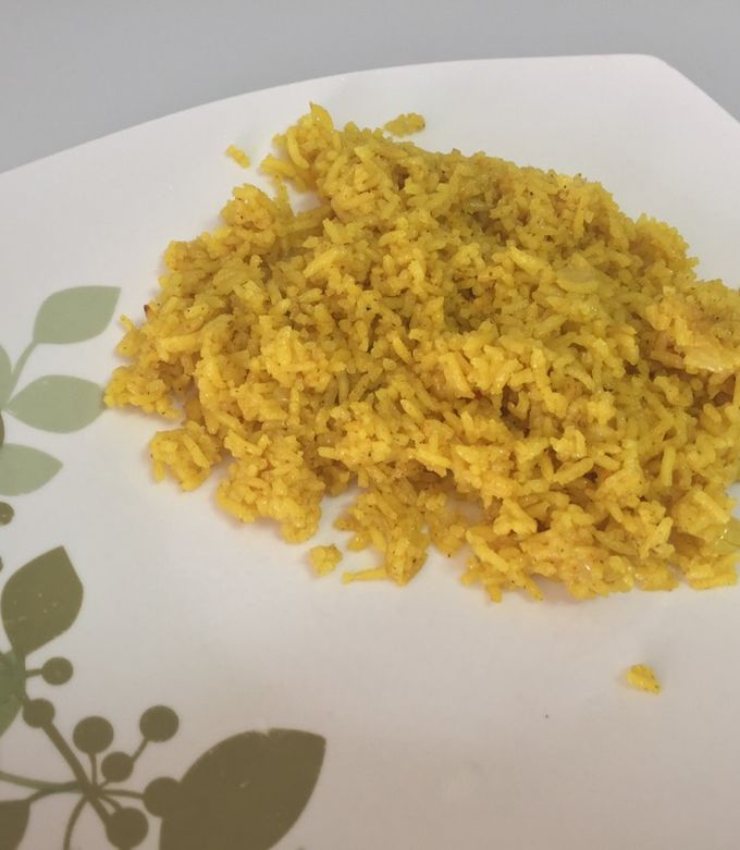 Una foto de Arroz al curry