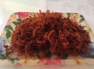 Hình của món Thịt heo giả bò khô.