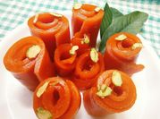 A picture of alphonso mango pulp
