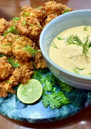 صورة لوصفة جمبري كرسبي 🍤🍤🍤