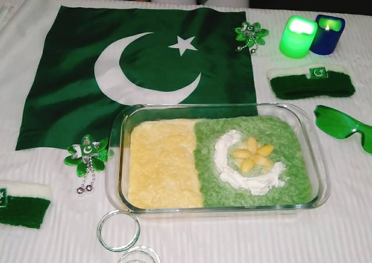 Steps to Make Favorite Pakistan Flag themed kheer