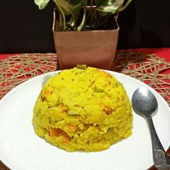A picture of Samak Rice Khichdi.
