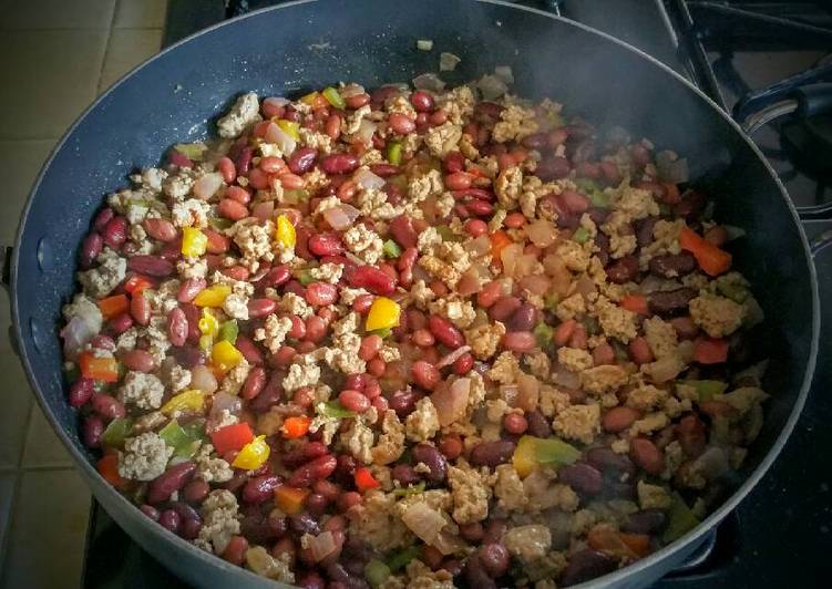 Steps to Prepare Appetizing Southwest Turkey Chili