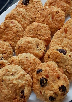 صورة لوصفة كوكيز الشوفان 🍪❤