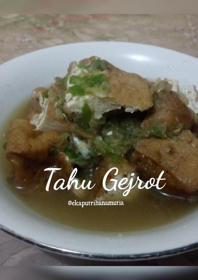 Foto resep Tahu Gejrot #BikinRamadanBerkesan