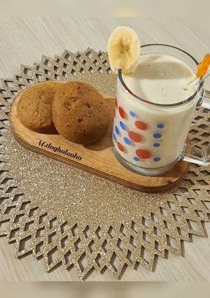 عکسی از دستور 🍀شیر موز نارگیلی🍀