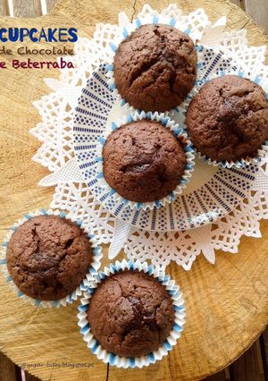 Foto de Cupcakes de Chocolate e Beterraba