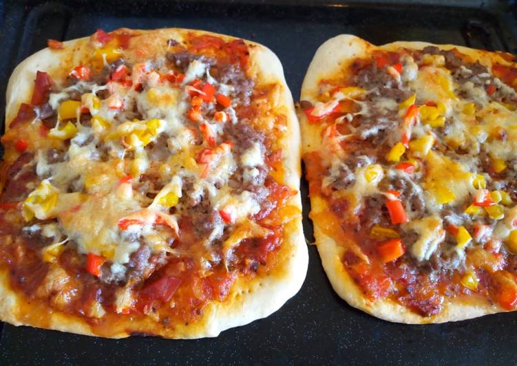 Step-by-Step Guide to Prepare Quick Veggie meat pizza