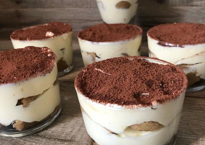 Tiramisu en verrines : Recette de Tiramisu en verrines