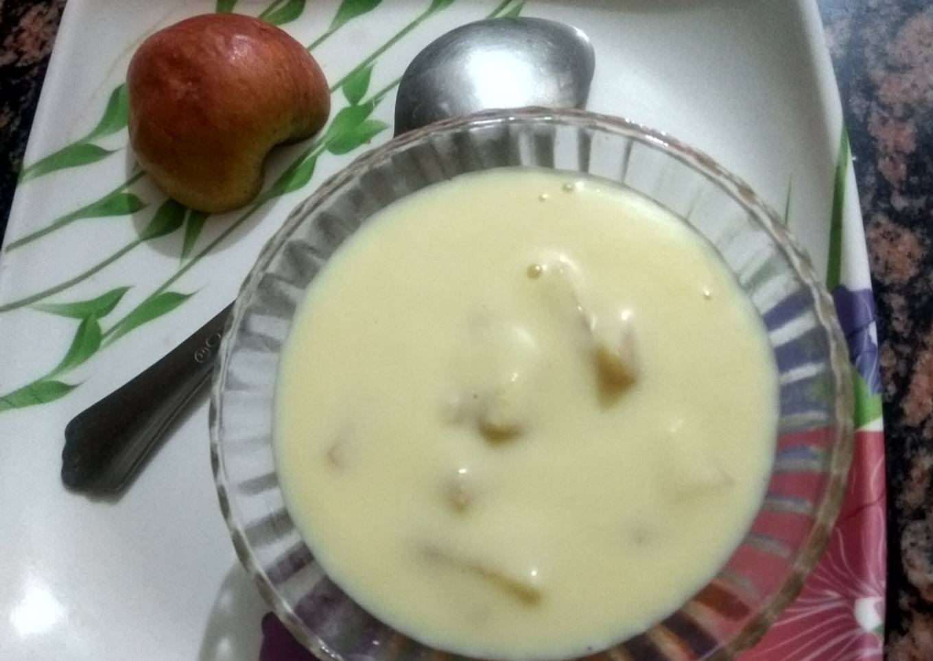 Apple custard