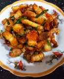 Ba chỉ rang cháy cạnh