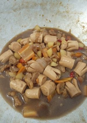 Foto resep Ayam Sosis Teriyaki