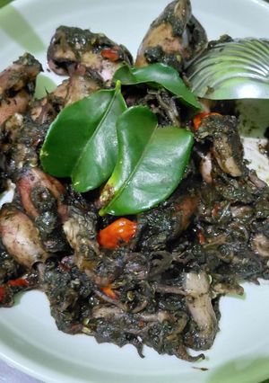 Foto resep 60. Cumi item masak saus tiram pedas