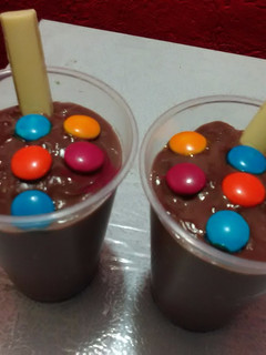 Una foto de Natilla de chocolate fácil