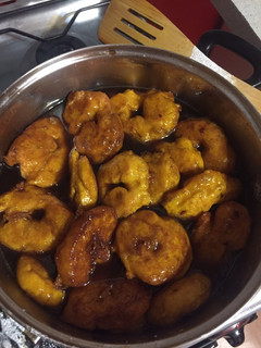 Una foto de Picarones