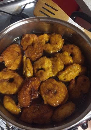 Una foto de Picarones