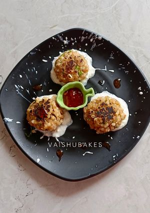 A picture of Vrat and Fasting Special Sabudana Tikki / Sago Cutlets.