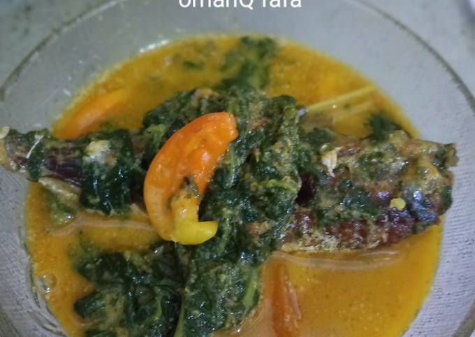 Resep Pindang Daun Singkong Bersantan, Sempurna