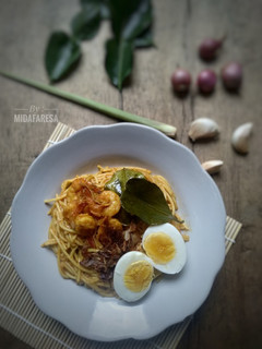 Foto resep Spaghetti Udang Kuah Santan