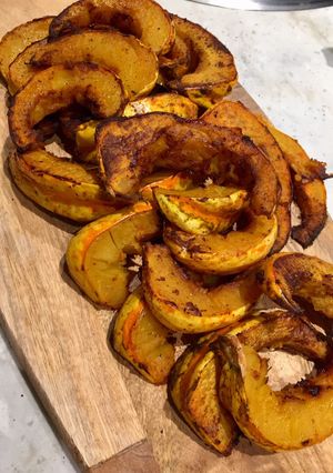 A picture of Roasted Squash with Garlic & Paprika.