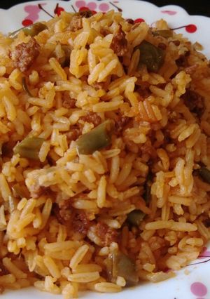 عکسی از دستور استانبولی + لوبیا سبز