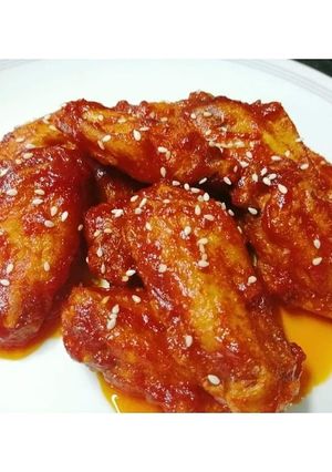 รูปของ ไก่ทอดซอสเกาหลี🍗🇰🇷