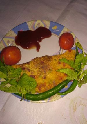 A picture of Besan ke cutlet.