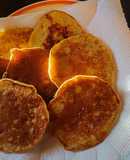 Hotcakes de plátano, sin gluten
