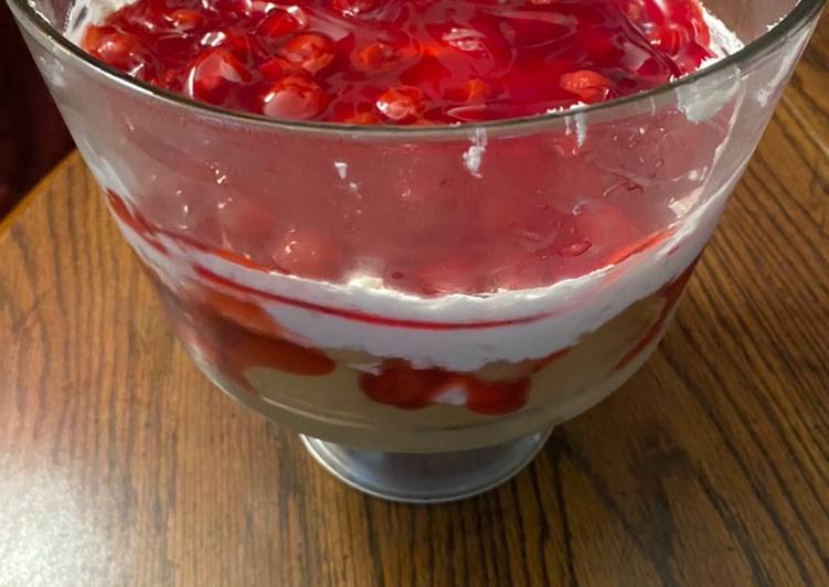 Easiest Way to Prepare Recipe of No-Bake Cherry Cheesecake Lasagna