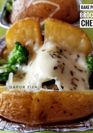 Foto resep Bake Potato Broccoli Cheese (resep super simple)