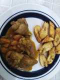 Pollo agridulce con mango