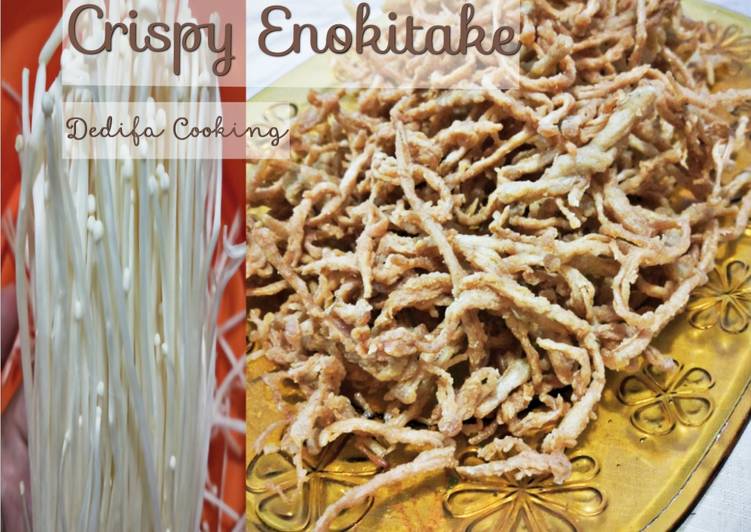 Langkah Mudah untuk Menyiapkan Crispy Enokitake (Jamur Enoki Kriuk), Menggugah Selera